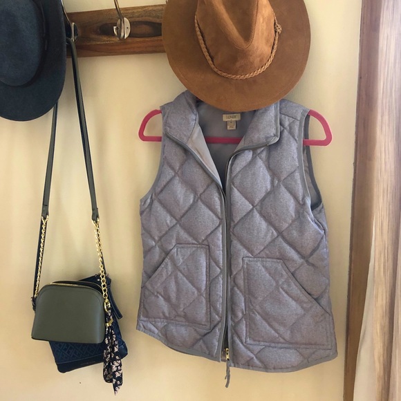 J Crew Quilted Puffer Vest - Picture 2 of 5